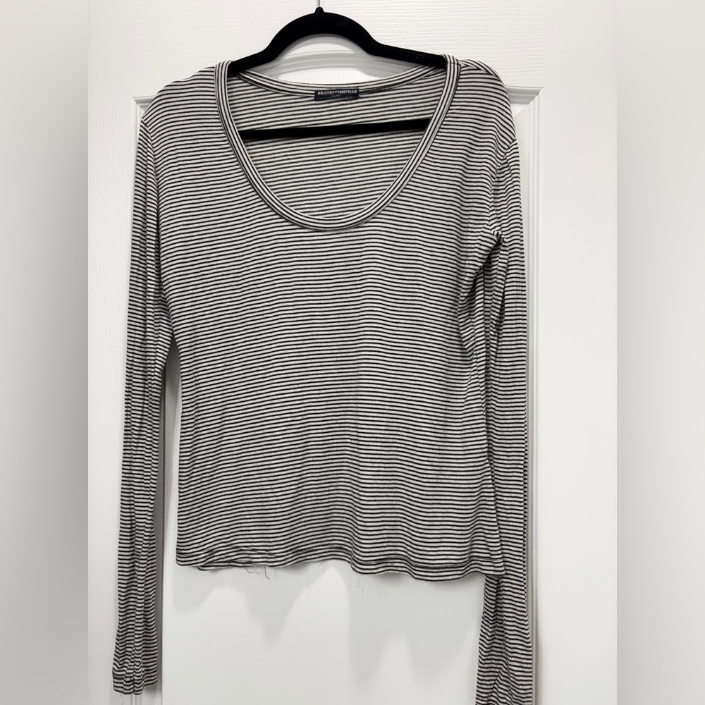 Brandy Melville Striped Long Sleeve Shirt
